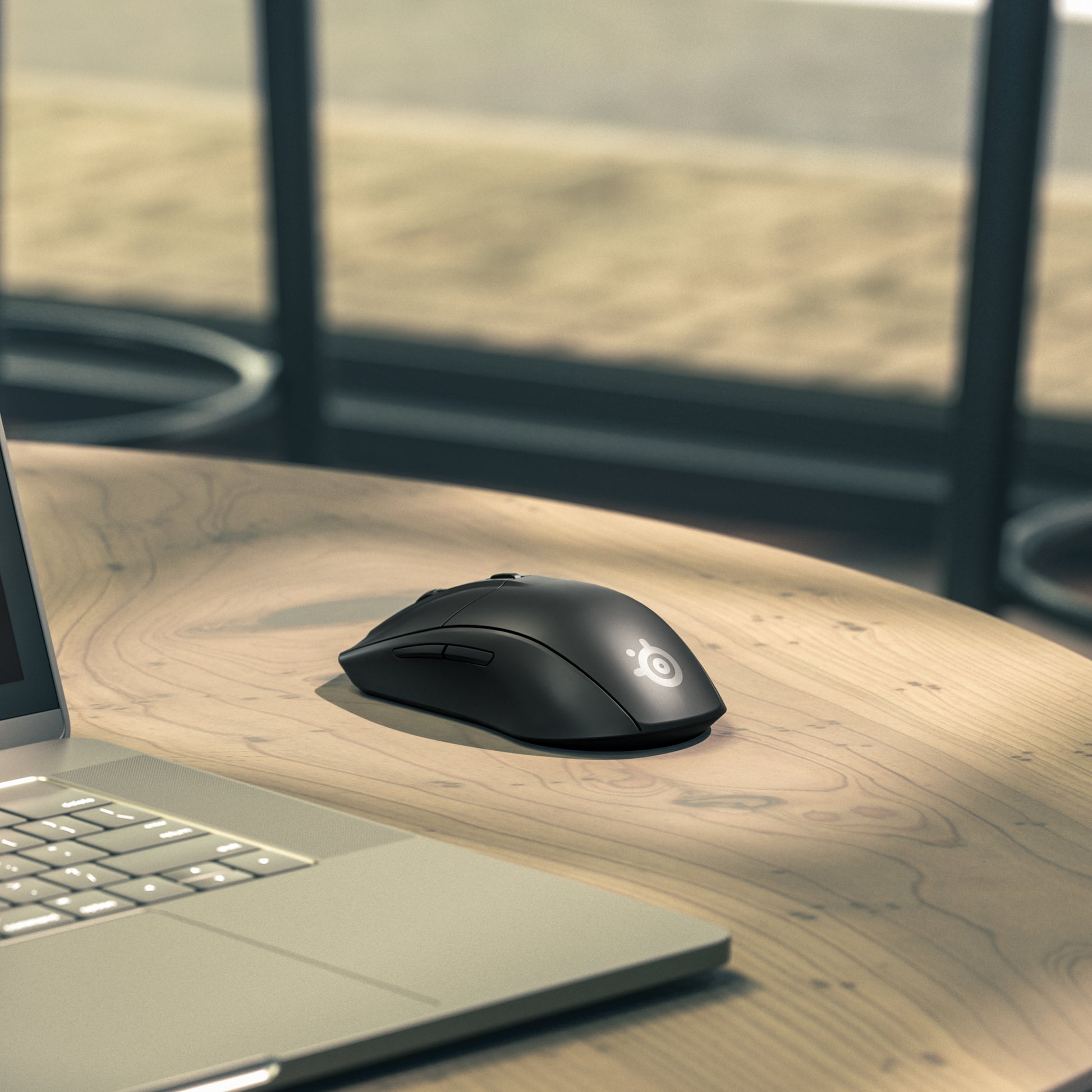 SteelSeries Rival 3 Wireless – Gaming-Maus – Kabellos (Bluetooth/2,4 GHz), 18000 DPI, Rechts, Schwarz
