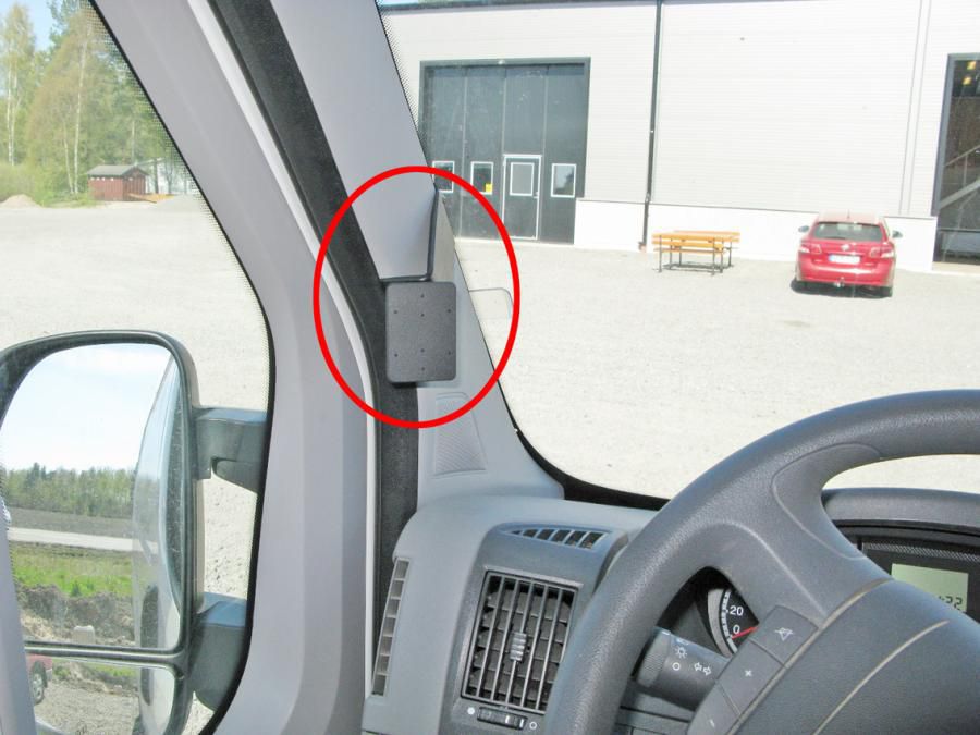 Brodit ProClip – Auto-Halterung – für Citroen Jumper 07–15, Fiat Ducato 07–15, Peugeot Boxer 07–15 – Schwarz