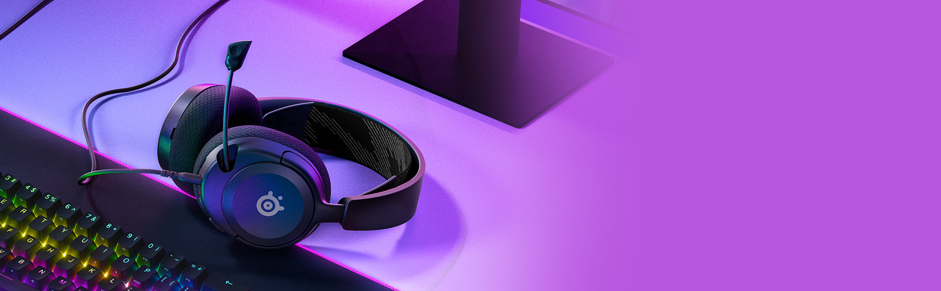 SteelSeries Arctis Nova 1 Gaming-Headset – Over-Ear, 3,5 mm Klinke, ANC, für PS5, Switch, Xbox Series X und andere