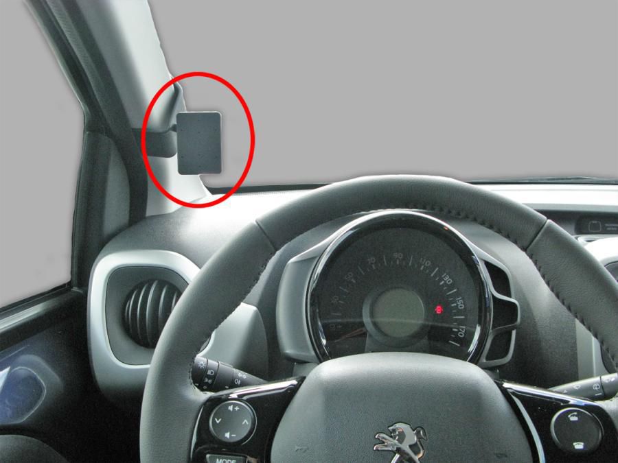 Brodit ProClip – Auto-Halterung – für Citroen C1 14–15, Peugeot 108 14–15, Toyota AYGO 14–15 – Schwarz