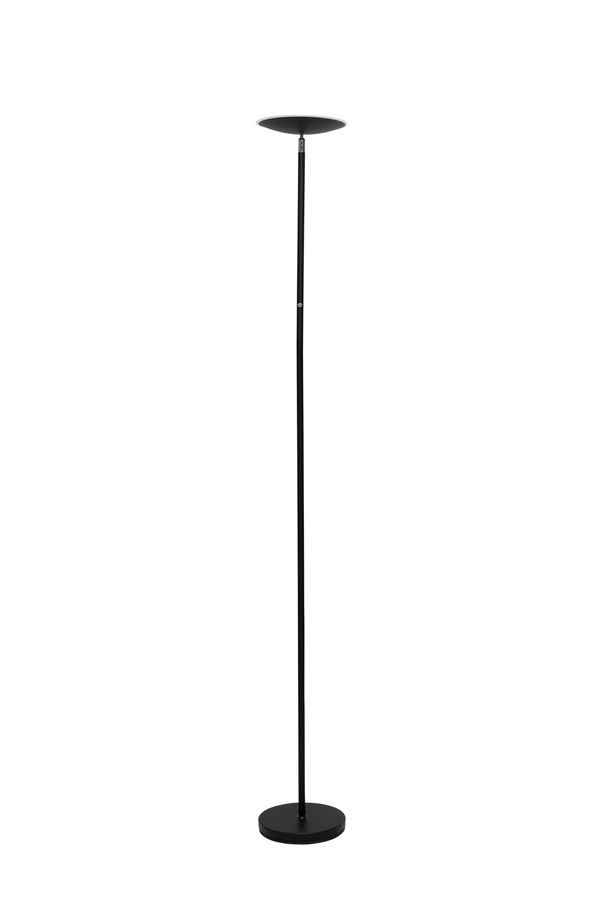 MAUL Stehleuchte MAULsphere – 2000 lm, 3000 K, 183 cm – Schwarz