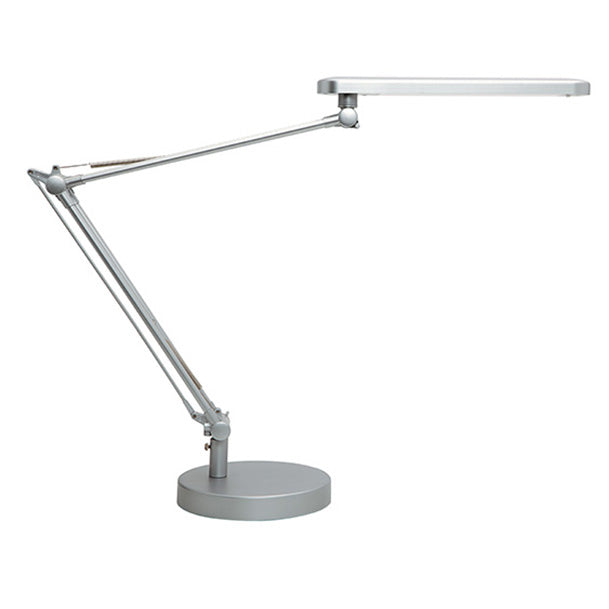 Unilux Tischleuchte Mambo – LED 6,5 W, 600 lm, 3050 K, klappbarer Kopf – Grau