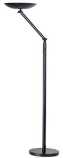 Unilux LED-Stehleuchte VARIALUX – 3000 K, 2200 lm, 22 W, schwarz
