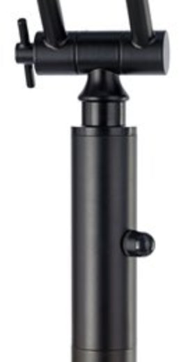 Unilux LED-Stehleuchte VARIALUX – 3000 K, 2200 lm, 22 W, schwarz
