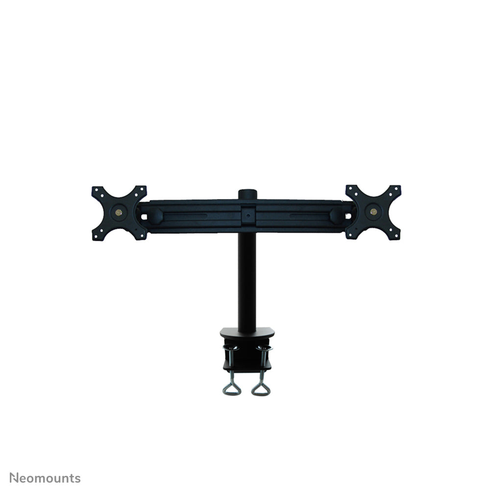 Neomounts Kipp-/Dreh-/Schwenkbarer Dual-Schreibtisch – Monitorarm, Dual, Tischklemme, bis 30", VESA 75 × 75/100 × 100 mm, 8 kg