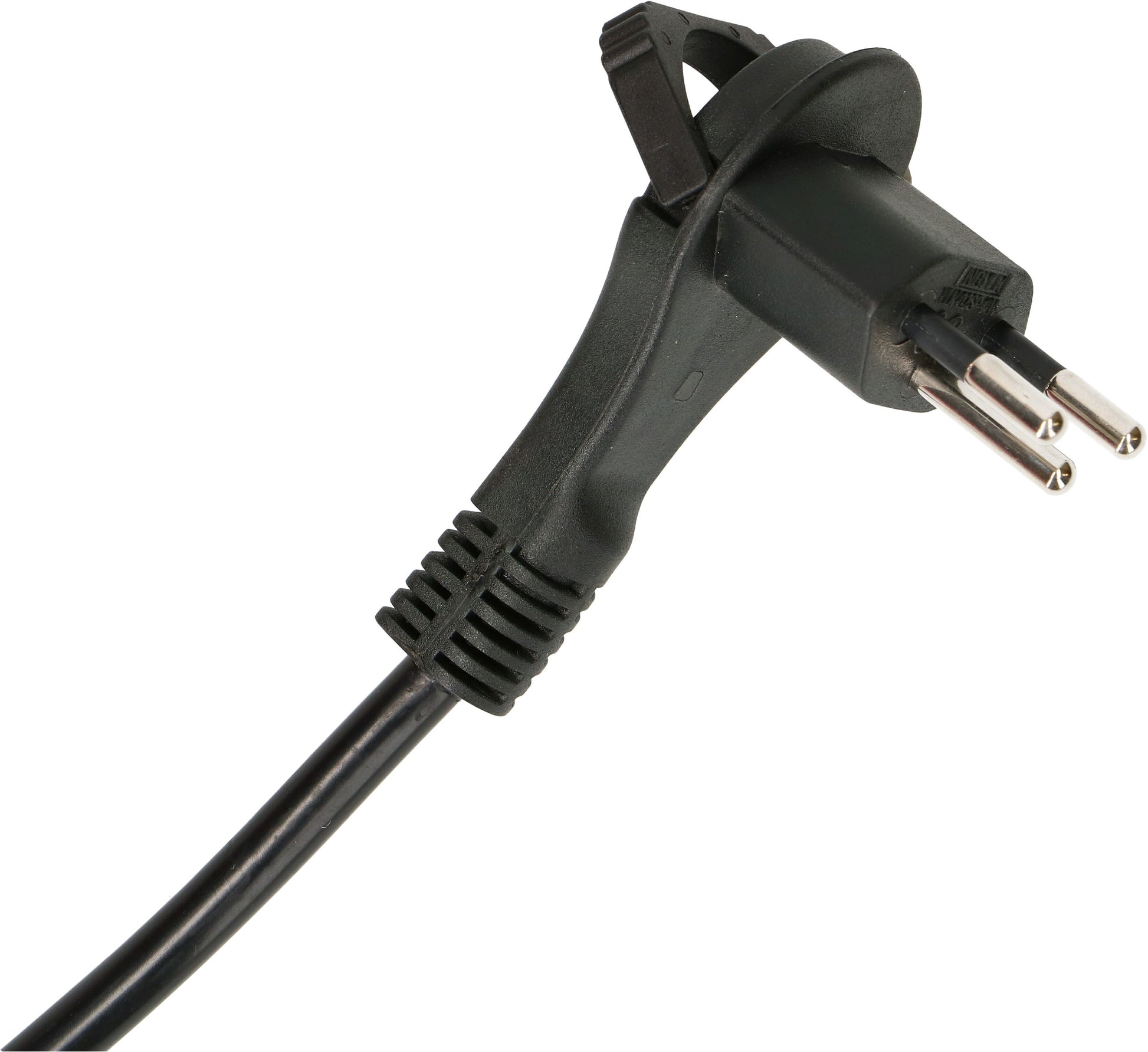 Max Hauri AG Max Hauri Verlängerungskabel – T13–T13, 1 m, 3×1 mm², Flachstecker, Schwarz