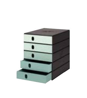 Styro Val Pro Schubladenelement – für Format C4, Metallmöbel und Regale – 243 × 335 × 323 mm