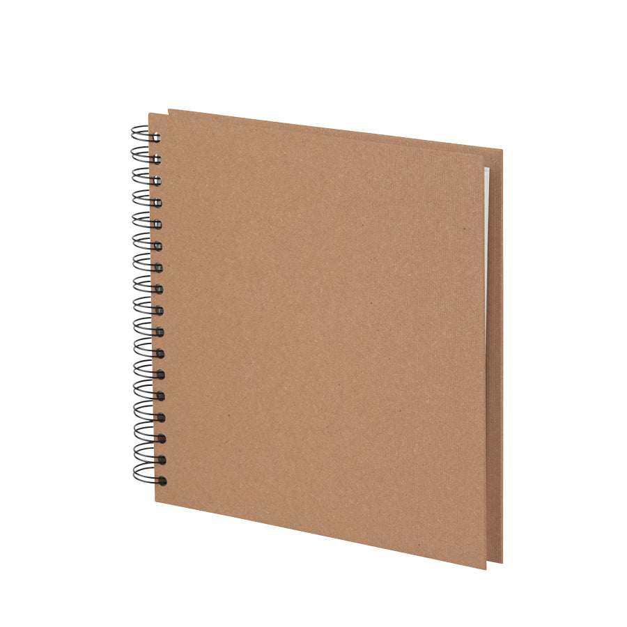 Rössler Fotoalbum – für 230 × 230 mm, braun, Spiralbindung, Karton