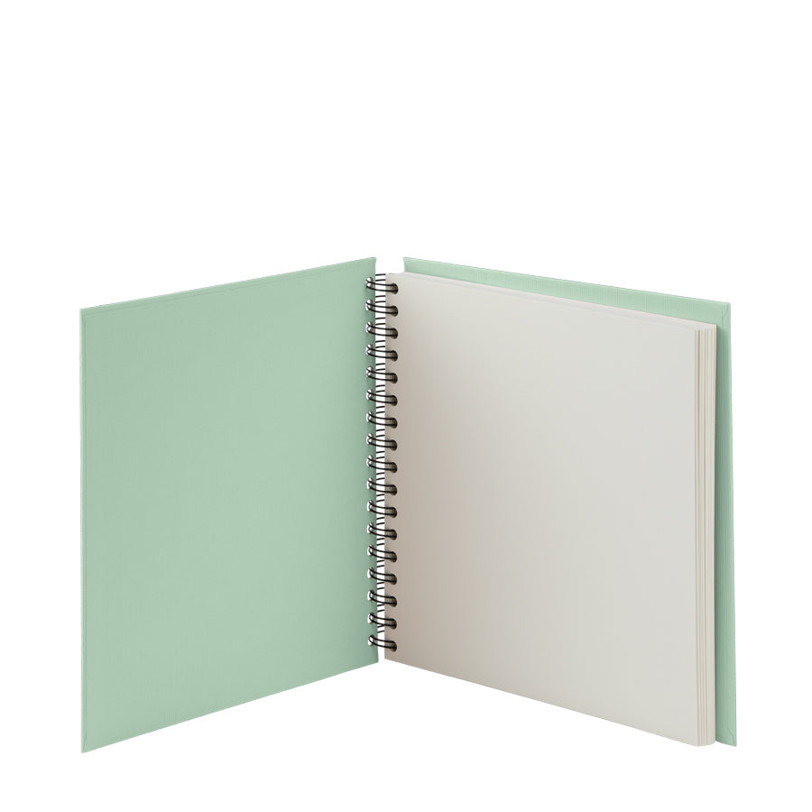 Rössler Soho – Fotobuch, Spiralbindung, 60 Seiten, Weiss, 23 × 23 cm, Karton, Mint