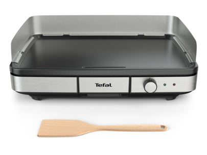 Tefal Grill Maxi Plancha – 47×33 cm Kochfläche, 2300 W – Schwarz/Edelstahl