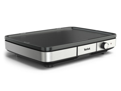 Tefal Grill Maxi Plancha – 47×33 cm Kochfläche, 2300 W – Schwarz/Edelstahl