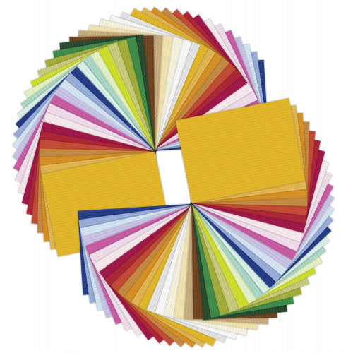 URSUS Designpapierblock – A6, Mehrfarbig, 220 g/m² – 84 Blatt
