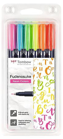 Tombow Auswaschbare Filzstifte, 6 Stk.