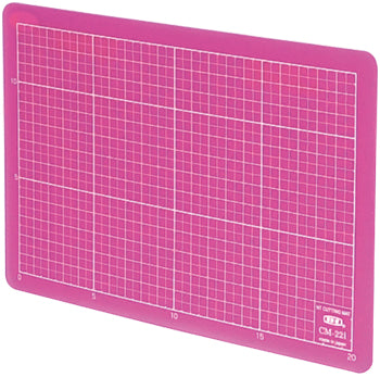 NT Cutter Schneidematte – 220 × 150 mm, Transparent Rot