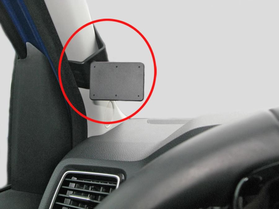 Brodit ProClip Fahrzeug-Dock für mobile Computer – Schraubbefestigung, horizontale Ausrichtung – Schwarz
