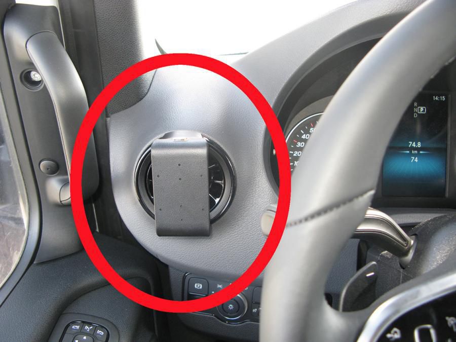 Brodit Auto-Halterung, Lüftung, passiv – universal – Schwarz, ABS/Acetal