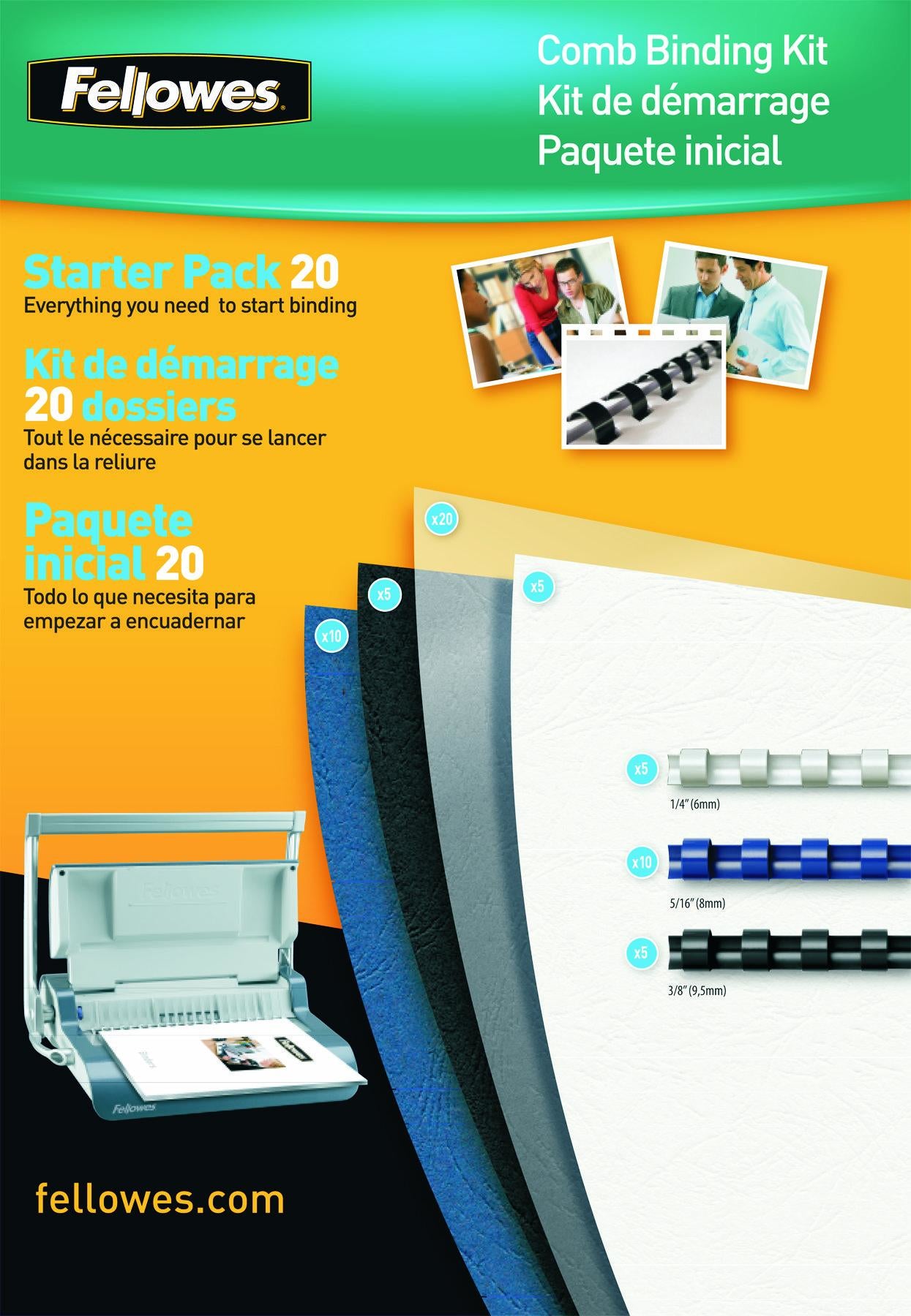 Fellowes Bindedisc-Ringe – für A4 – Kunststoff