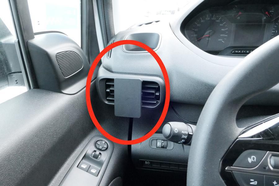 Brodit ProClip – Auto-Halterung – Lüftungsschlitz, für Smartphones, Handhelds und Navigationsgeräte, Schwarz