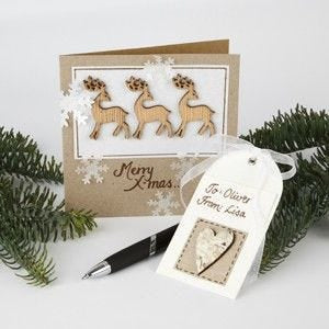 Creativ Company Ausstechförmchen – Schneeflocken – 3 Stück – Ø 75 mm – Schwarz/Grau – für Papier