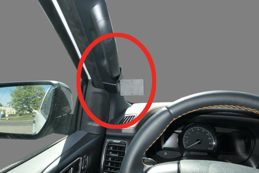 Brodit ProClip – Auto-Halterung – Lüftungsschlitz – Schwarz