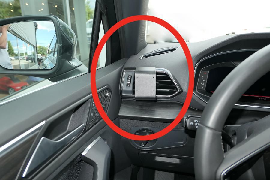 Brodit ProClip – Auto-Halterung (passiv) – Lüftungsschlitz, für Smartphones, Navis & Tablets – Schwarz