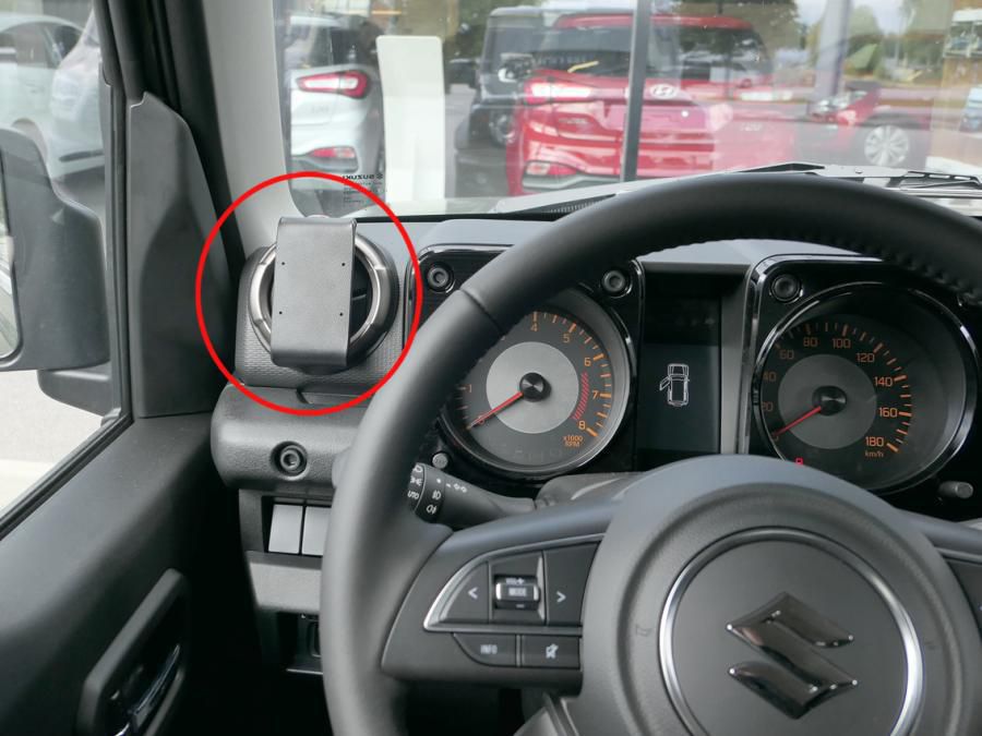 Brodit ProClip – Auto-Halterung (passiv) – Lüftungsschlitz – für Smartphones, Tablets, Handhelds – Schwarz