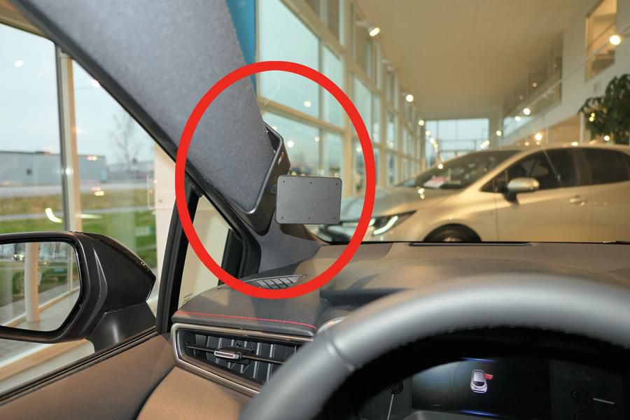 Brodit Auto-Halterung, Lüftung, passiv – für Smartphone/Tablet – Schwarz, ABS/Acetal