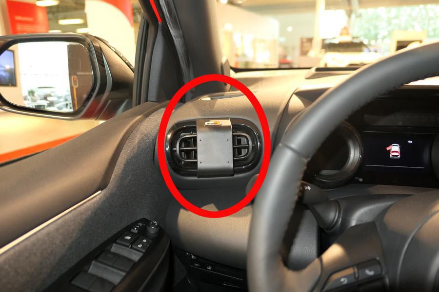 Brodit Auto-Halterung, Autolüftungsmontage – Universal – Schwarz, ABS, Acetal