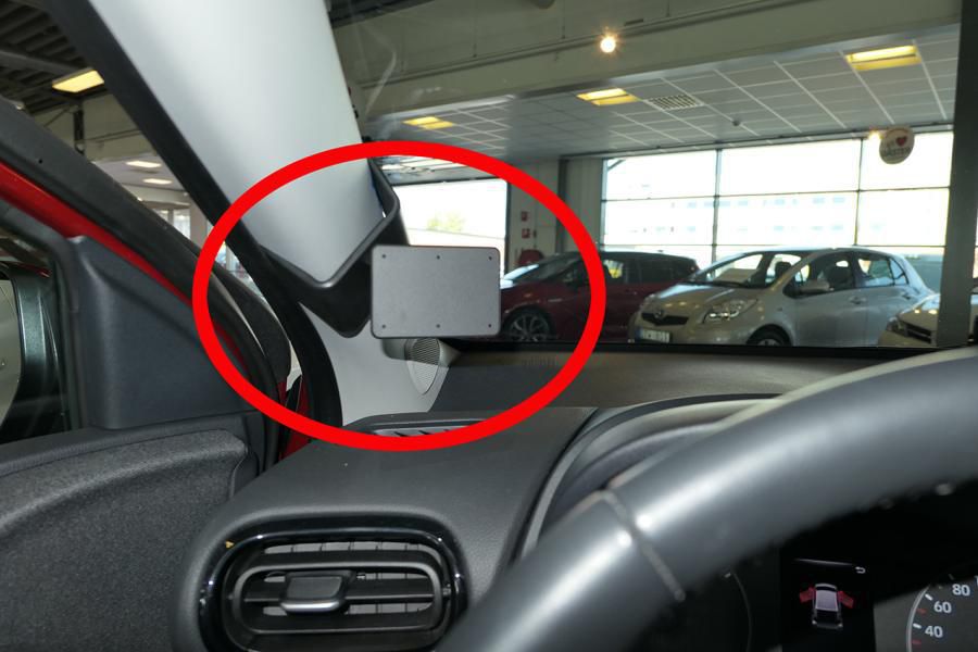 Brodit Auto-Halterung, Klemmhalterung, horizontal – für Smartphones – Schwarz, ABS