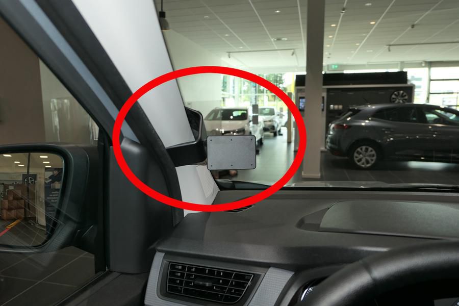 Brodit ProClip – Auto-Halterung – Klemmhalterung, horizontal – Schwarz