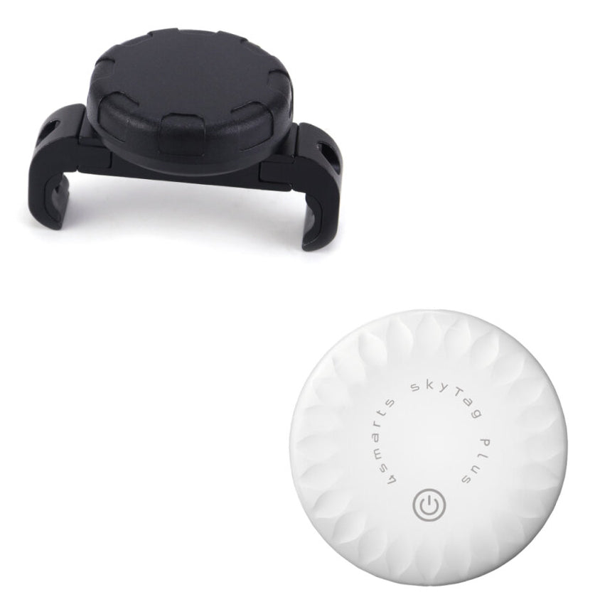 4smarts SkyTag – Bluetooth-Tracker – für Apple Wo ist? – IP65, 50 m Reichweite – Schwarz/Weiss