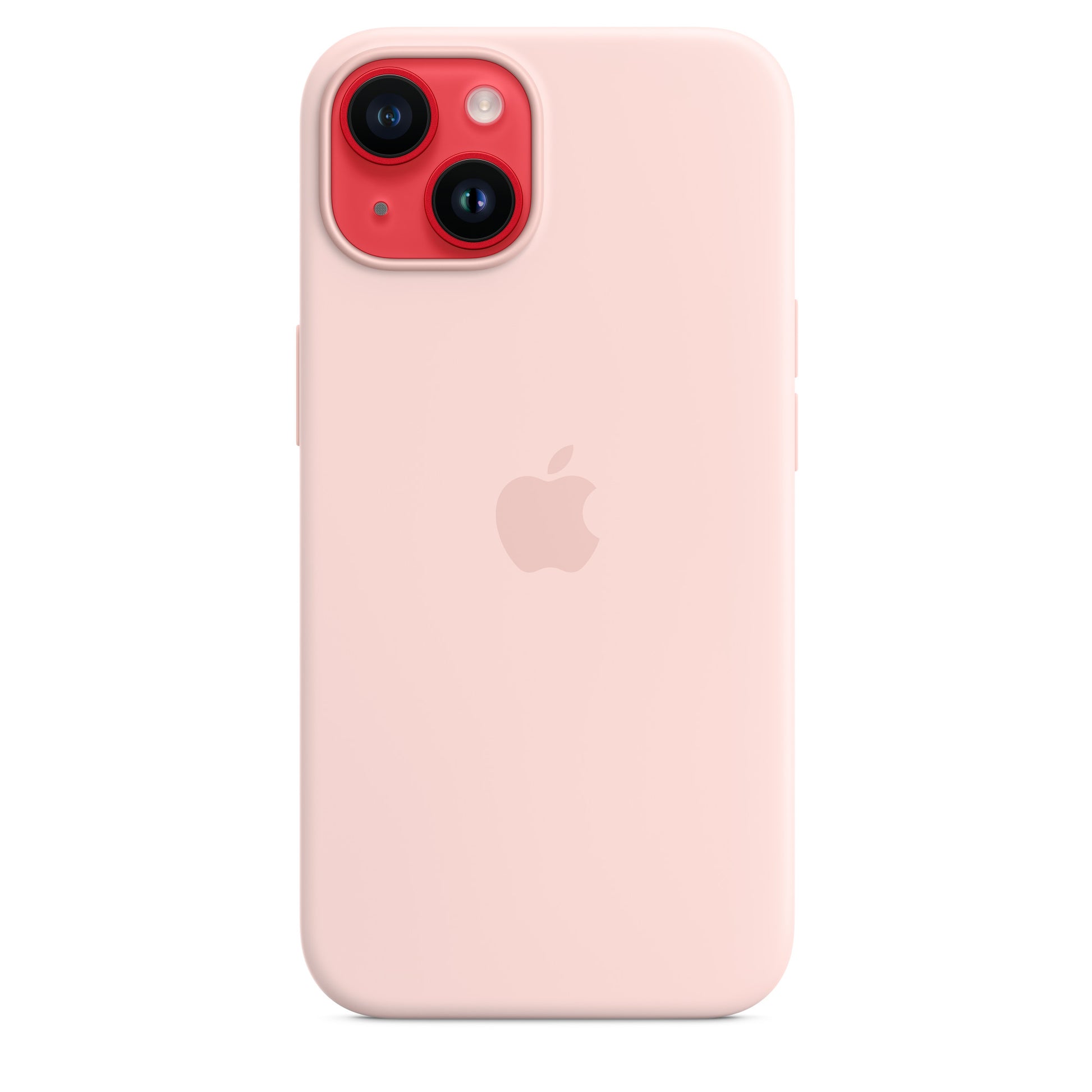 Apple Backcover – für Apple iPhone 14 – Chalk Pink – Silikon – MagSafe-kompatibel