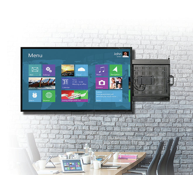 B-Tech BT7883 – Wandhalterung, ausziehbar, für 32–70", VESA 200×200–600×400, bis 100 kg, Schwarz