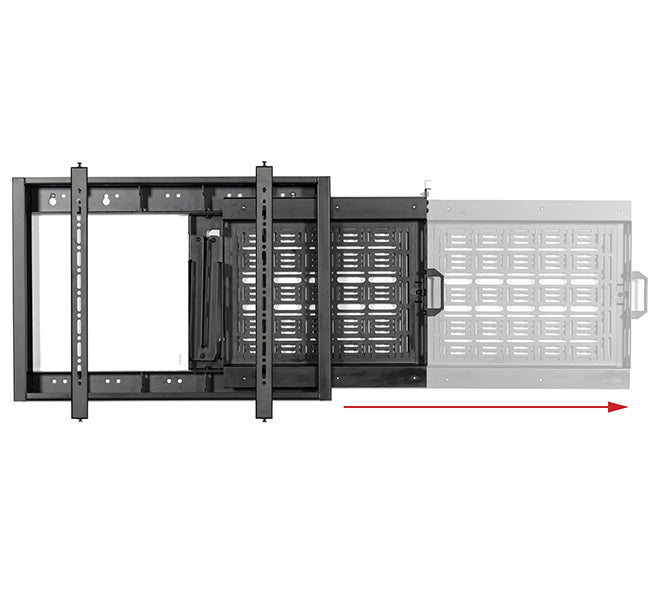 B-Tech BT7883 – Wandhalterung, ausziehbar, für 32–70", VESA 200×200–600×400, bis 100 kg, Schwarz