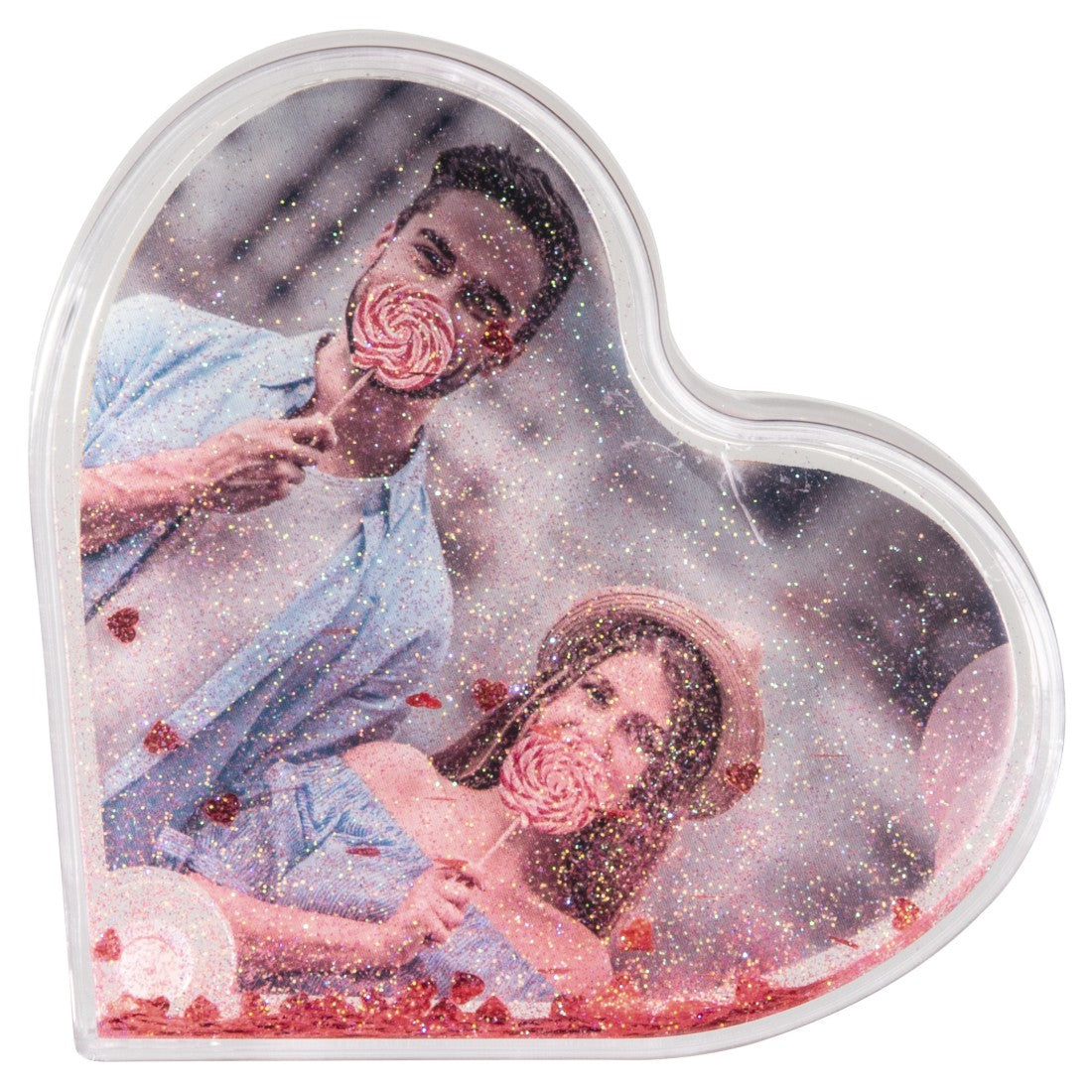 Hama Fotokugel Herz, Acryl, transparent, 9,4 × 7,6 cm
