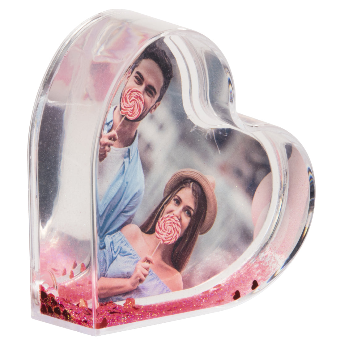 Hama Fotokugel Herz, Acryl, transparent, 9,4 × 7,6 cm