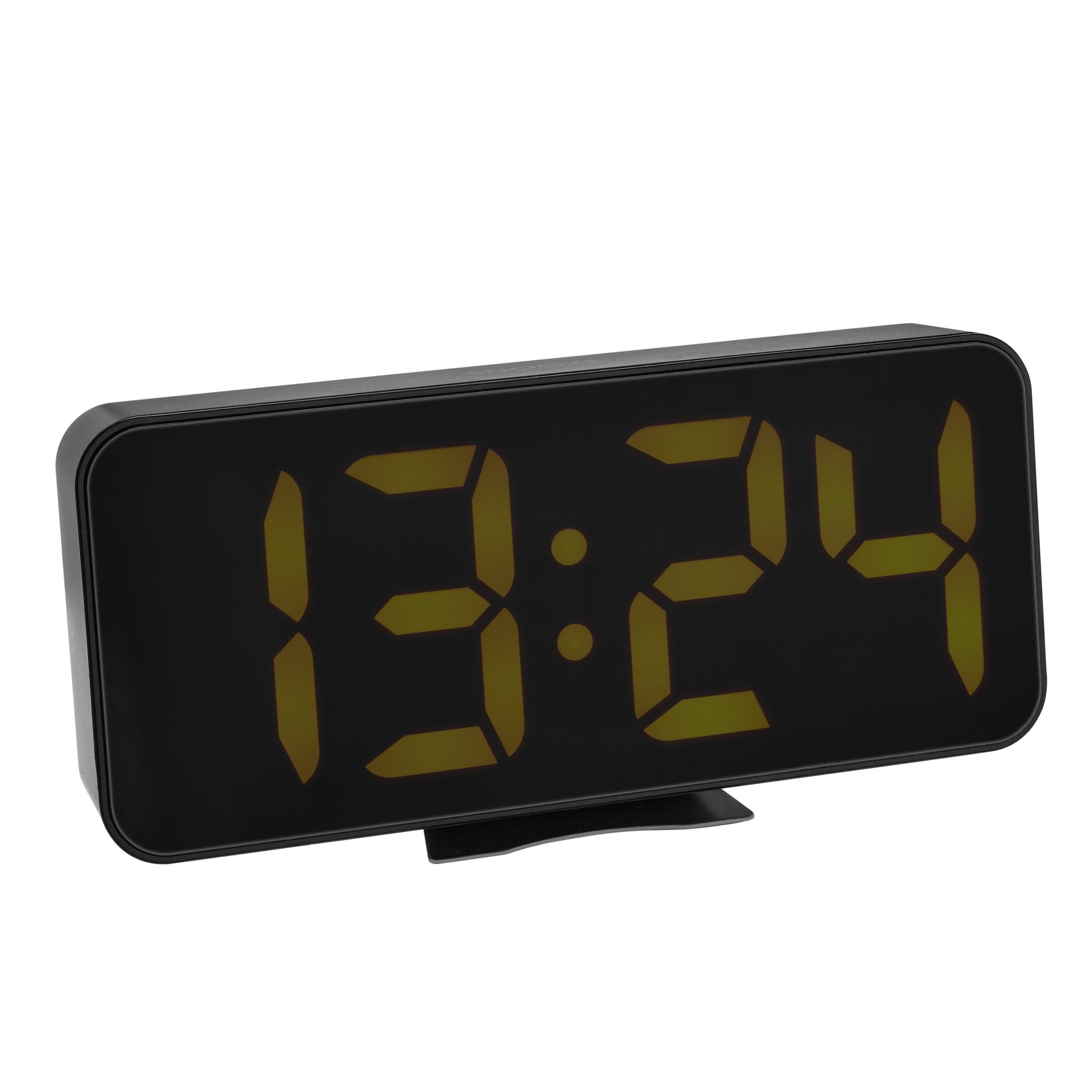 TFA-Dostmann Digitalwecker – Snooze, Thermometer, 17,8 × 8,4 × 3,6 cm, Schwarz