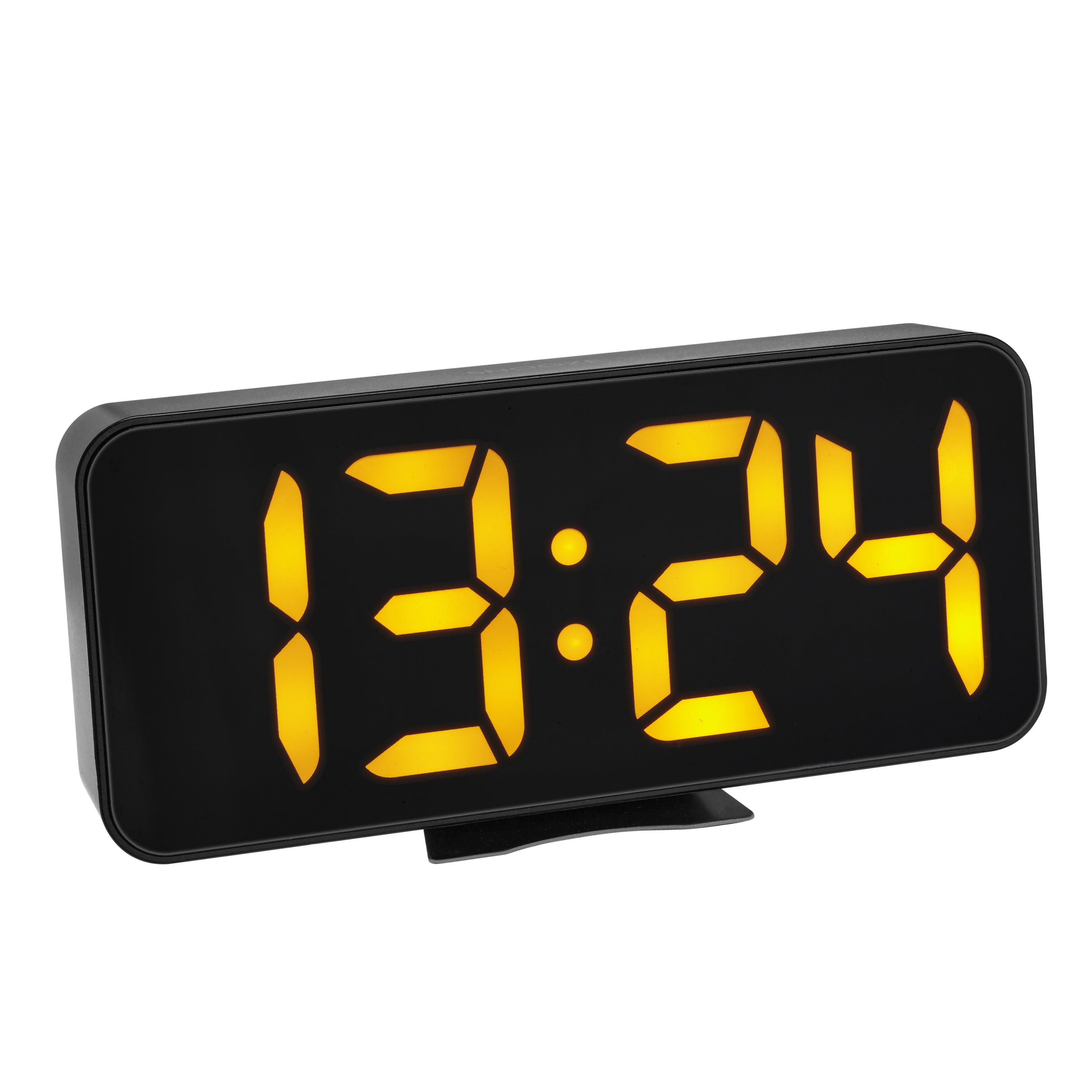 TFA-Dostmann Digitalwecker – Snooze, Thermometer, 17,8 × 8,4 × 3,6 cm, Schwarz
