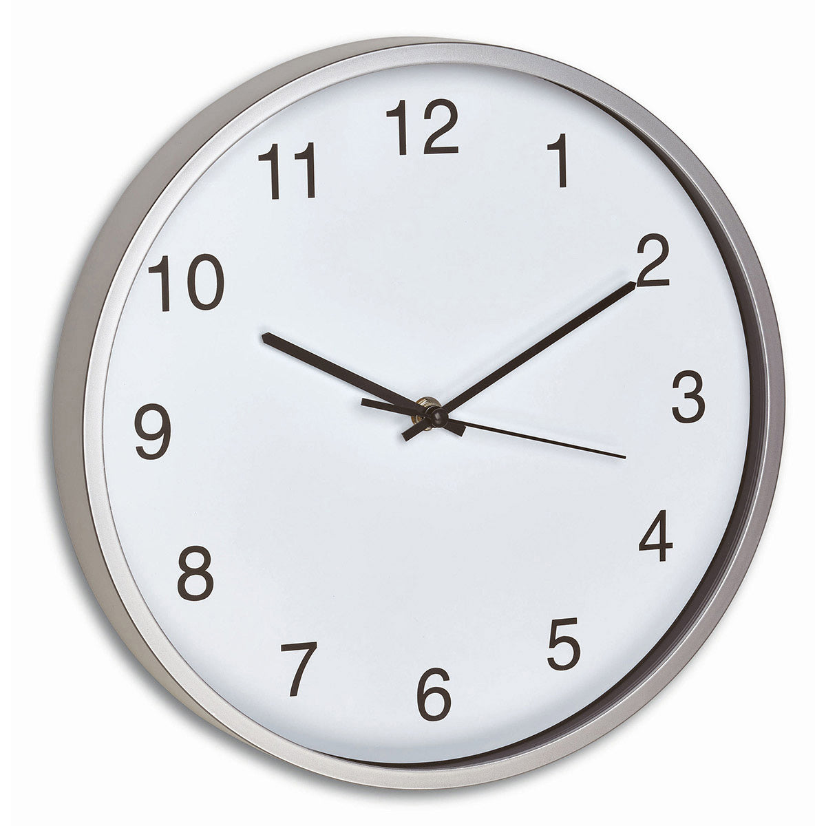 TFA-Dostmann TFA Dostmann Wanduhr – Funk, analog, Ø 30,2 cm, Silber, Kunststoff