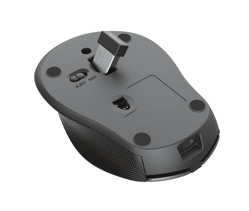Trust Zaya – Maus – Kabellos (2,4 GHz), 1600 DPI, beidhändig, Schwarz