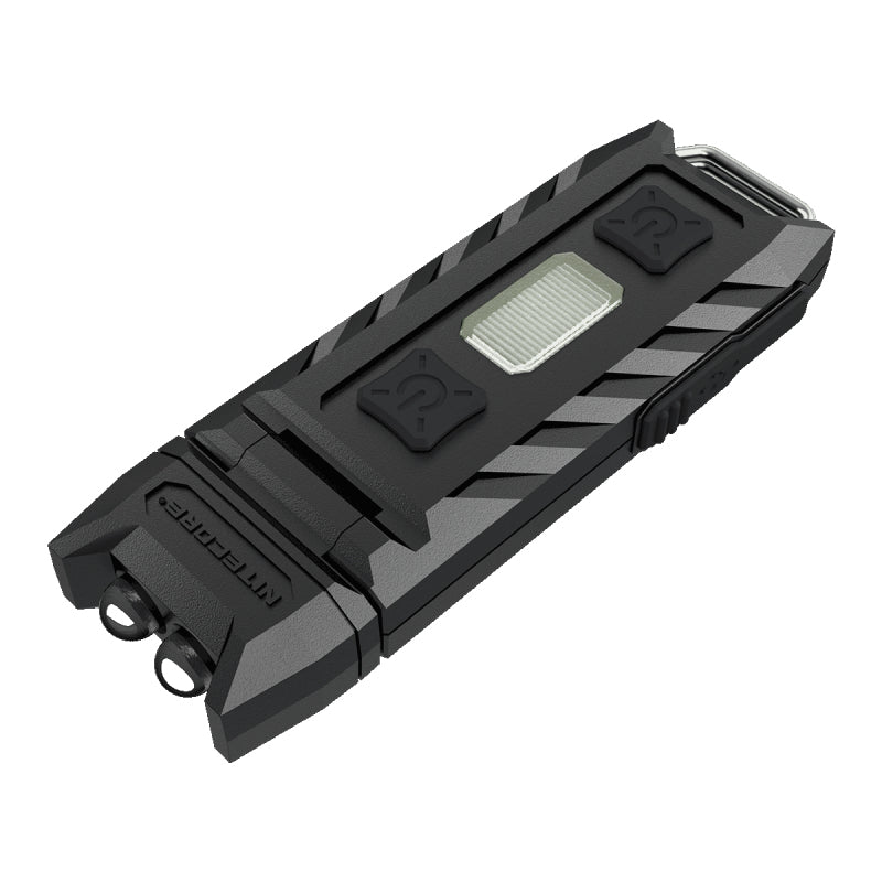 Nitecore Taschenlampe Thumb – 85 lm, 26 m, IP65, USB, Akku – Schwarz
