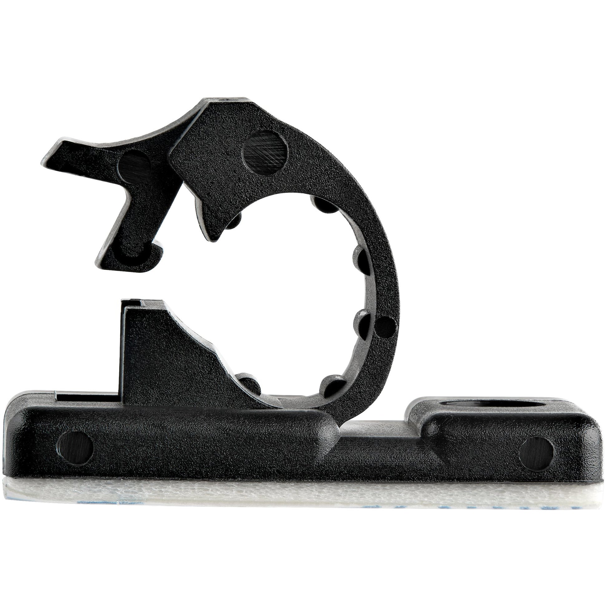 StarTech.com Kabel-Clip – selbstklebend, bis Ø 5,5 mm, 100 Stück, schwarz, 26 × 13 × 12 mm