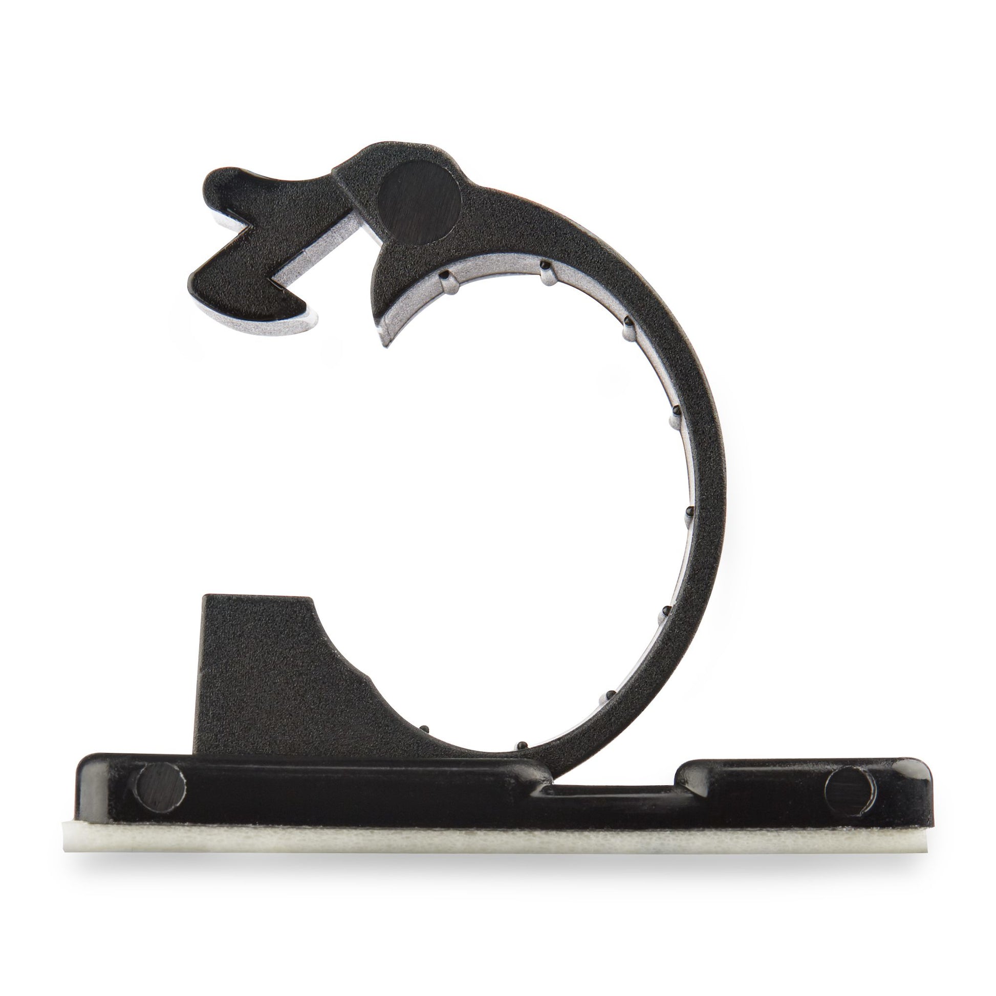 StarTech.com Kabel-Clip – selbstklebend, für Kabel bis Ø 12 mm, 100 Stück, schwarz, 35 × 19 × 17 mm