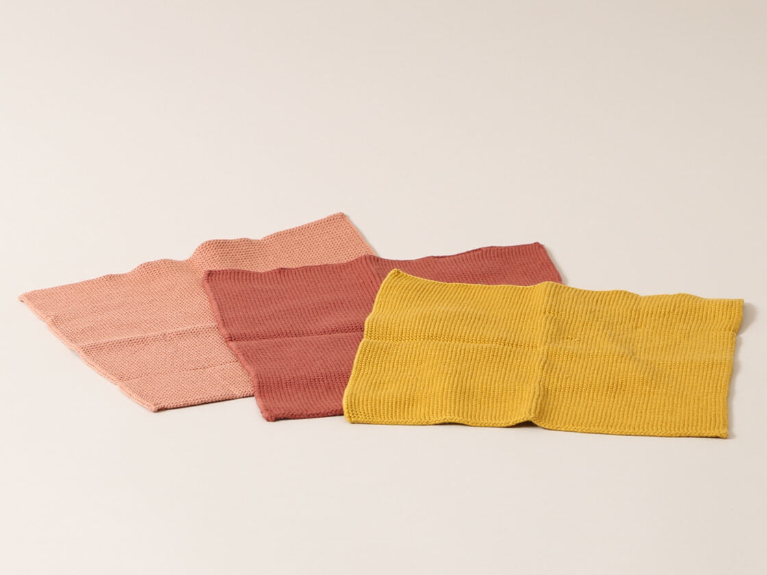 Esmée Reinigungstücher – assortiert – 25 × 25 cm – Baumwolle – 3er-Set