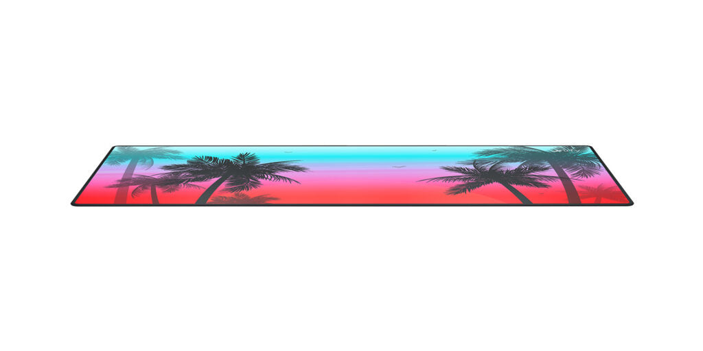 CHERRY XTRFY GP5 Miami XL – Gaming-Mauspad – 920 × 400 mm, Stoff, Gummi, Mehrfarbig (Blau)