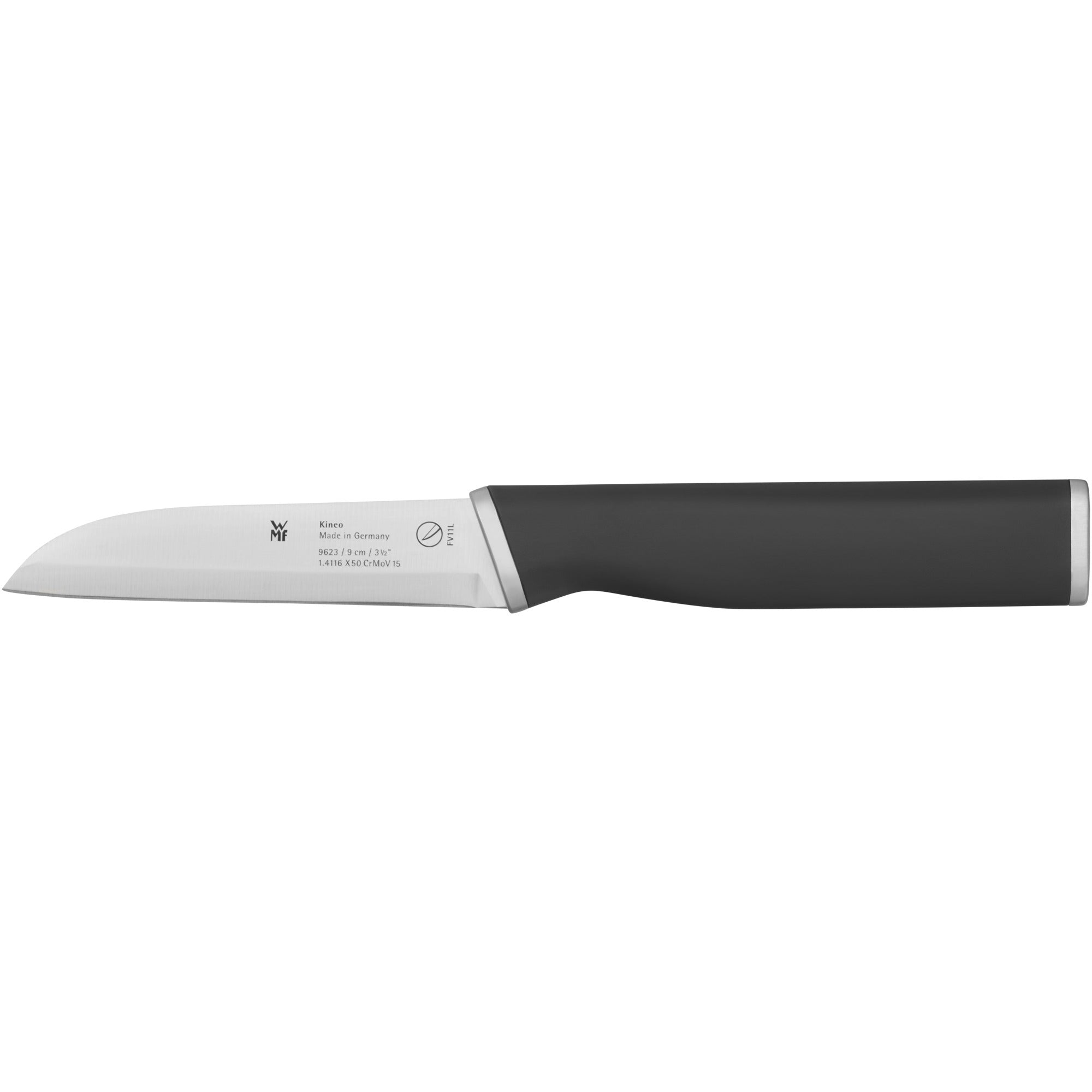 WMF Kineo – Gemüsemesser 9 cm, Edelstahl, Kunststoff, Schwarz