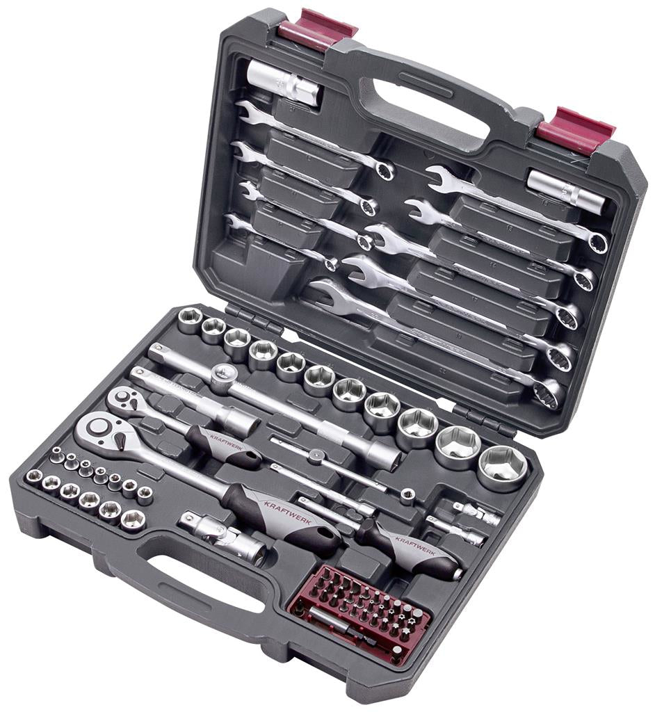Kraftwerk Schraubendreher-Bit-Set Basic – Antrieb 1/4" + 1/2"