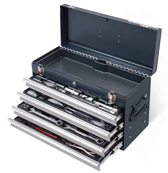 Kraftwerk Werkzeugkiste Basic 1/4+1/2 – Werkzeug-Set, 53,3 cm