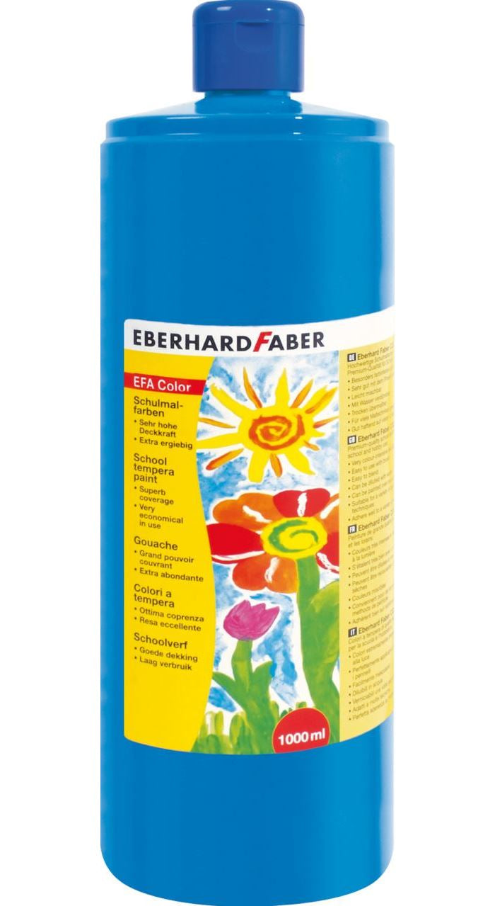 Eberhard Faber Gouache – Phthaloblau, 1000 ml