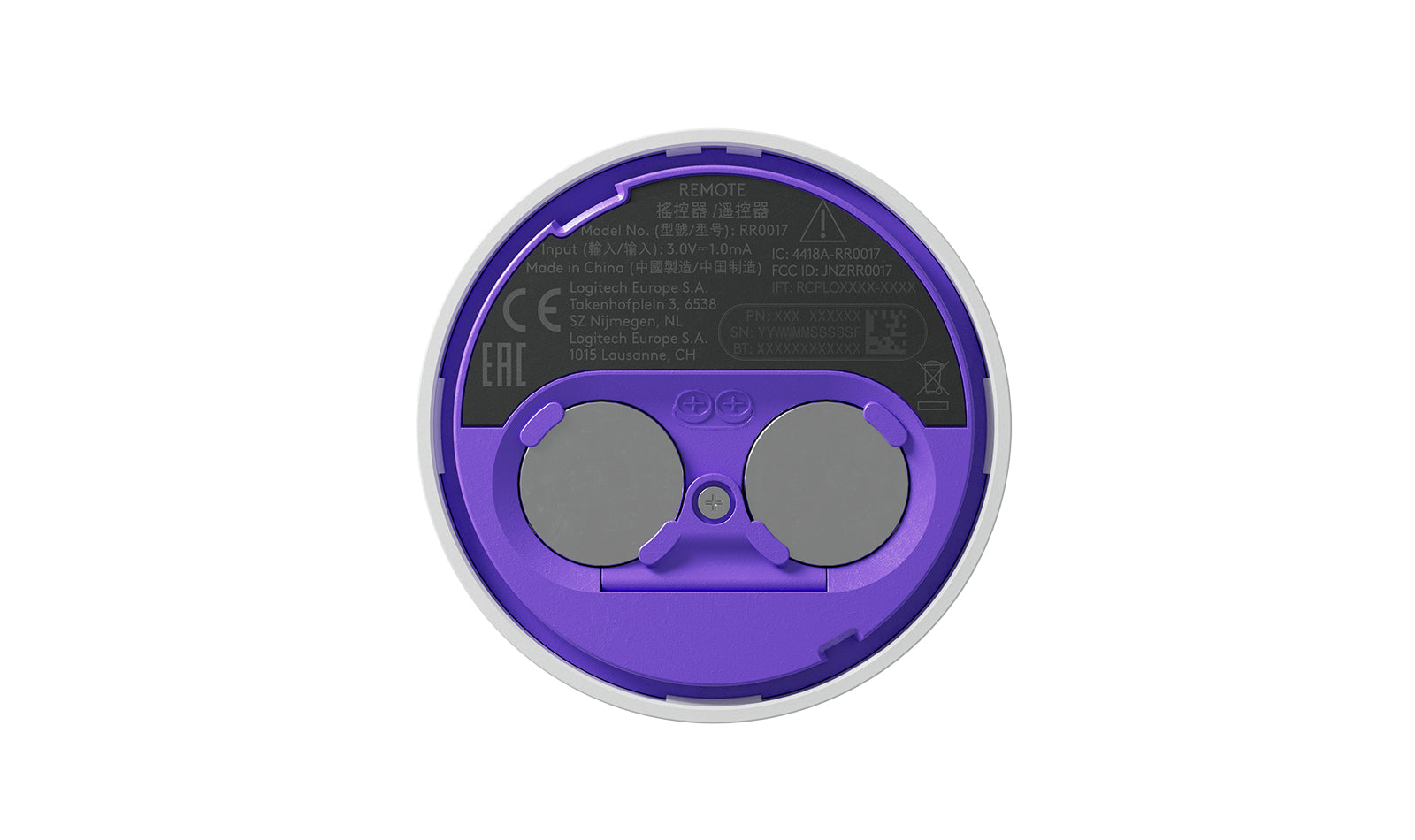 Logitech SCRIBE Taster – Share Button – Weiss